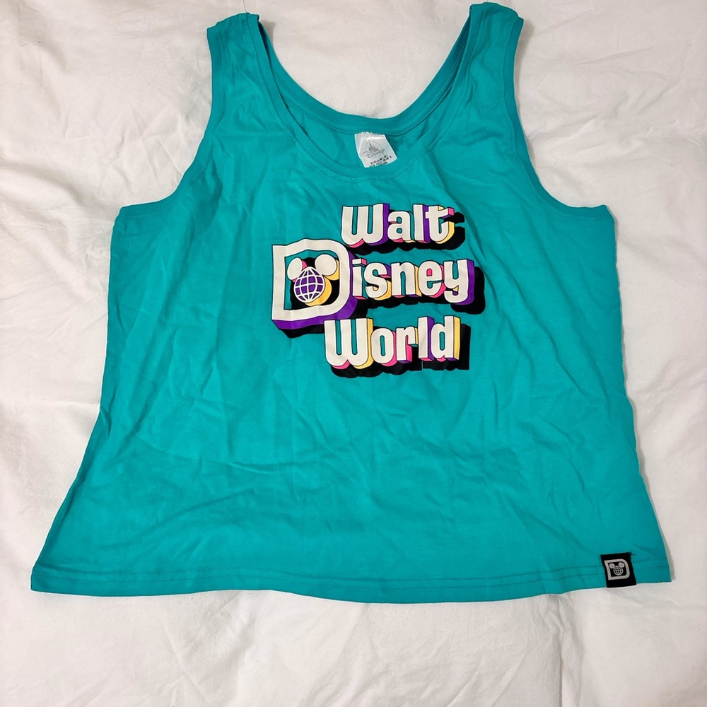 Walt Disney World Teal Tank Top